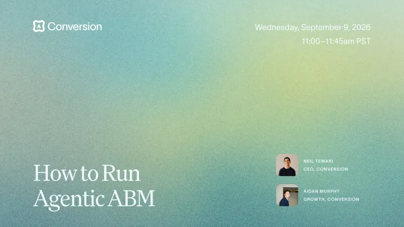 How to Run Agentic ABM